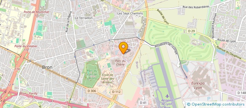 localisation de l'entreprise ATMOSPH'AIR  BRON