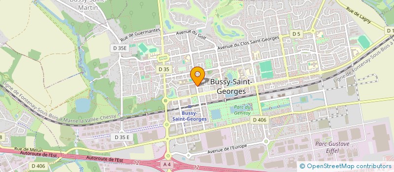 localisation de l'entreprise ATMOSPHERE à BUSSY-SAINT-GEORGES