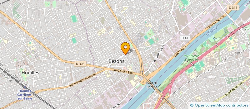 localisation de l'entreprise ATMOSPHERE à BEZONS