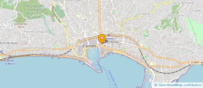 localisation de l'entreprise ATMOSPHERE à CANNES