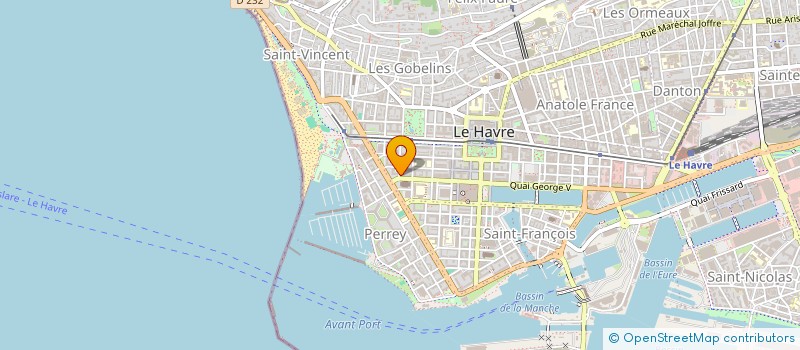 localisation de l'entreprise ATMOSPHERE à LE HAVRE