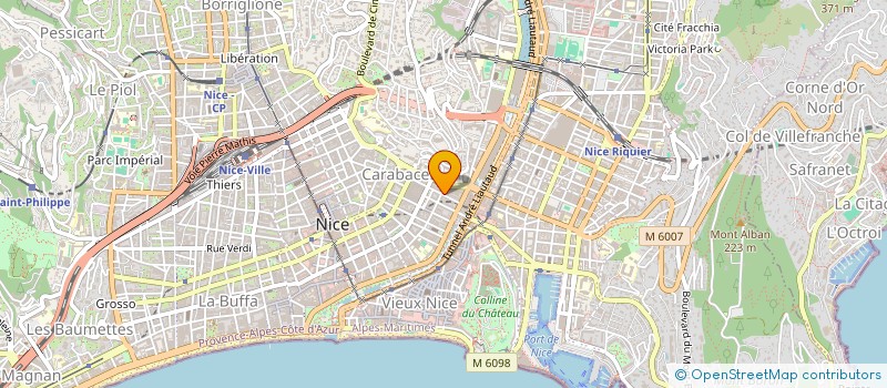 localisation de l'entreprise ATMOSPHERE à NICE