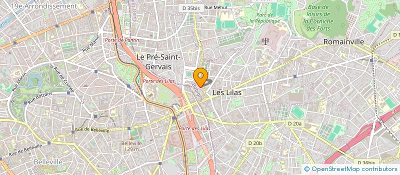 localisation de l'entreprise ATMOSPHERE à LE PRE-SAINT-GERVAIS