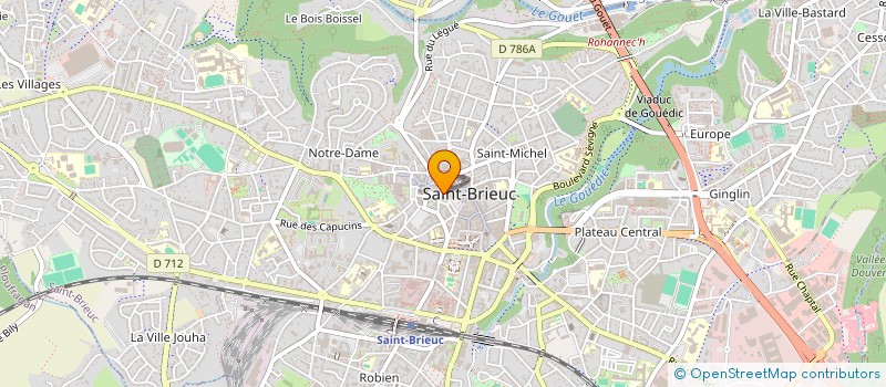 localisation de l'entreprise ATMOSPHERE B R à SAINT-BRIEUC