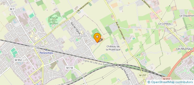 localisation de l'entreprise ATMOSPHERE ENERGIE SANITAIRE DITE AES  LOMPRET