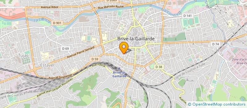 localisation de l'entreprise ATMOSPHERE LOCATION  BRIVE-LA-GAILLARDE