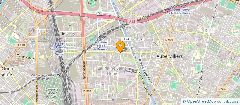 localisation de l'entreprise ATMOSPHERE PERONI à AUBERVILLIERS