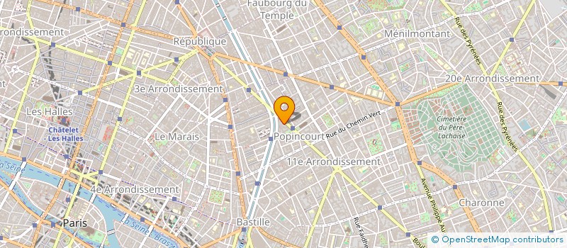 localisation de l'entreprise ATMOSPHERE SARL  PARIS