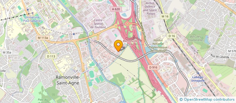 localisation de l'entreprise ATMOSPHERE SYSTEMES ET SERVICES  RAMONVILLE-SAINT-AGNE