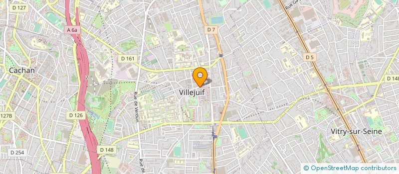 localisation de l'entreprise ATMOSTAT-IONISATION à VILLEJUIF