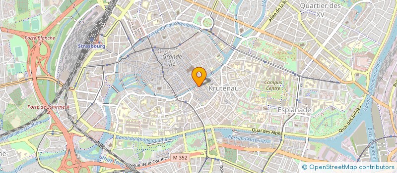localisation de l'entreprise ATMOSTORE BIS à STRASBOURG