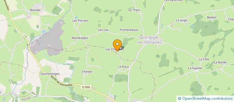 localisation de l'entreprise ATMOSVERT à SAINT-DIZIER-LES-DOMAINES