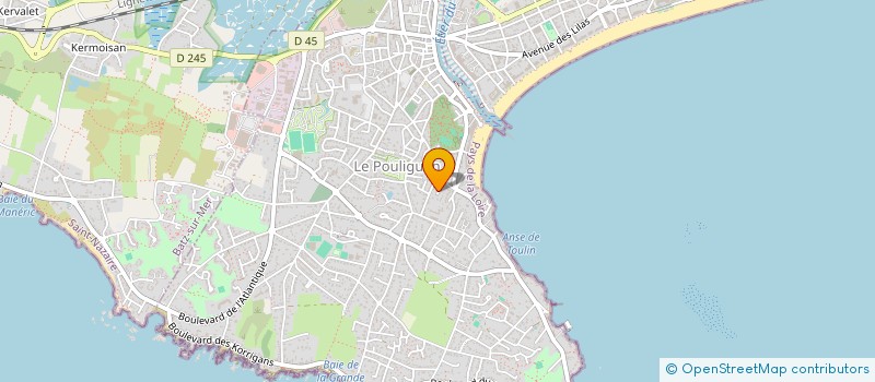 localisation de l'entreprise ATMP CONSEIL à LA BAULE-ESCOUBLAC