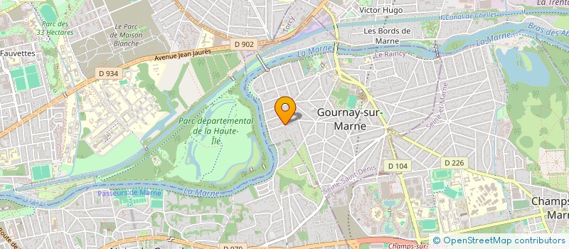 localisation de l'entreprise ATMS à GOURNAY-SUR-MARNE