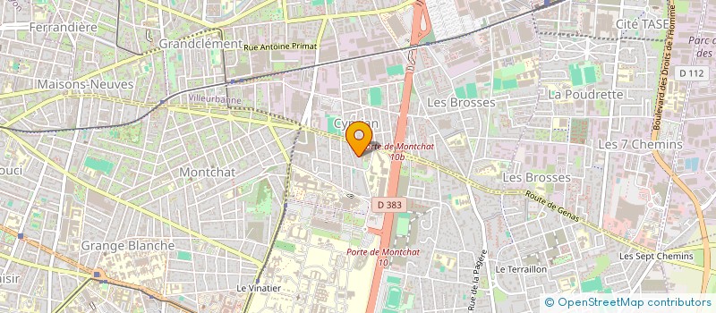 localisation de l'entreprise ATMS AGENCEMENTS TRAVAUX MULTI-SERVICES à BRON