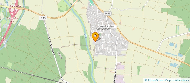 localisation de l'entreprise ATMSC  ANDOLSHEIM