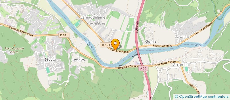 localisation de l'entreprise ATMV IMMOBILIER  LAMAGDELAINE