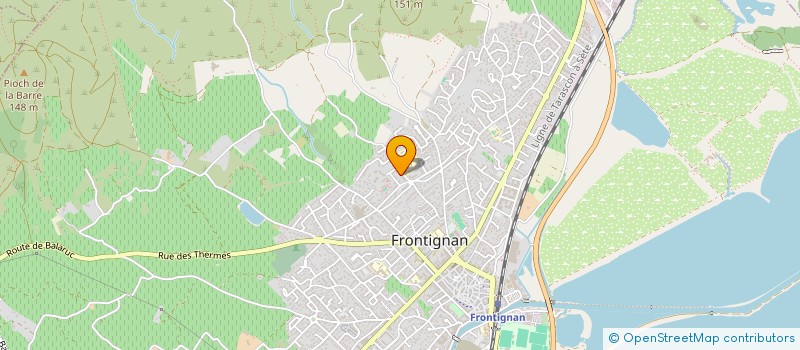 localisation de l'entreprise ATMYSIS NDT  FRONTIGNAN