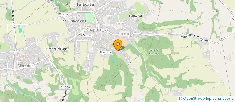 localisation de l'entreprise ATN 26  CHAPONNAY