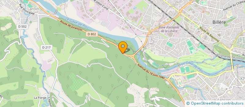 localisation de l'entreprise ATN  LAROIN