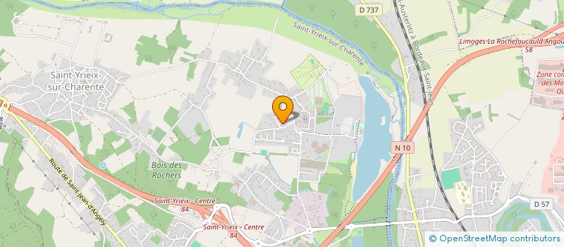 localisation de l'entreprise ATN à SAINT-YRIEIX-SUR-CHARENTE