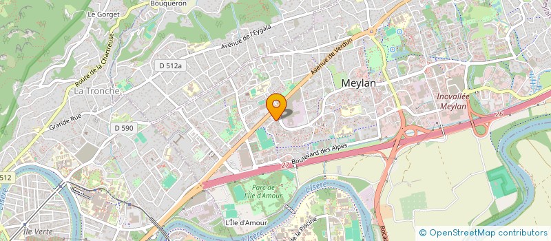 localisation de l'entreprise ATN CONSULTING à MEYLAN