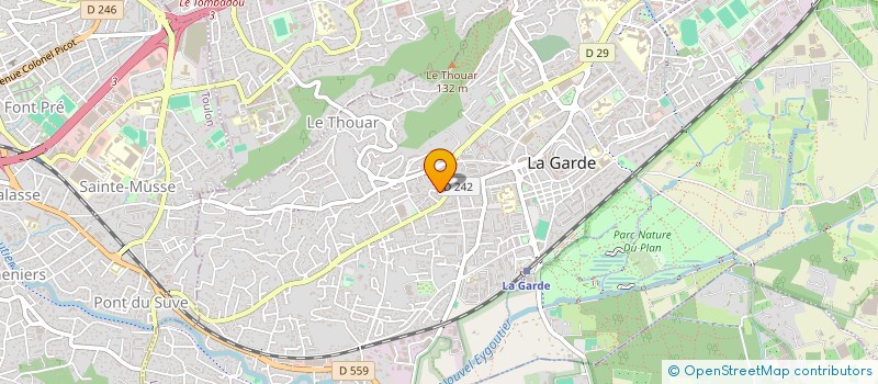 localisation de l'entreprise ATN OPTICS FRANCE à GRASSE