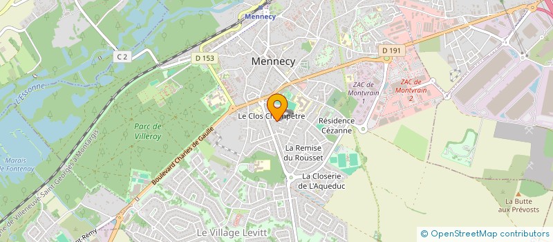 localisation de l'entreprise ATN RENOVATIONS à MENNECY