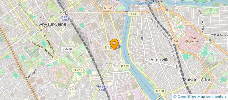 localisation de l'entreprise ATN TEC à VITRY-SUR-SEINE