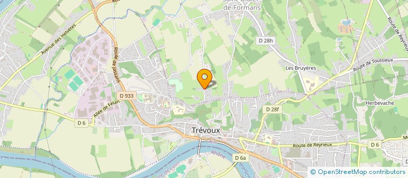 localisation de l'entreprise ATNC à JASSANS-RIOTTIER