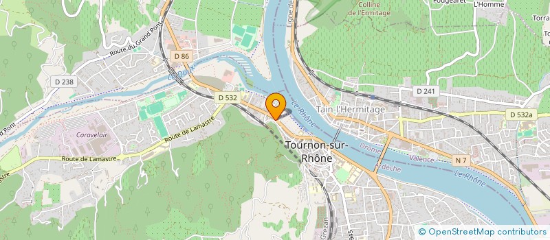 localisation de l'entreprise ATNETMAKER TOURNON à TOURNON-SUR-RHONE