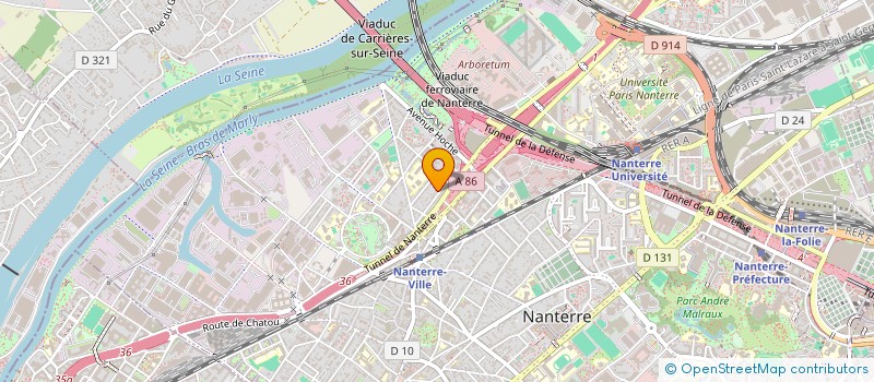 localisation de l'entreprise ATO à NANTERRE