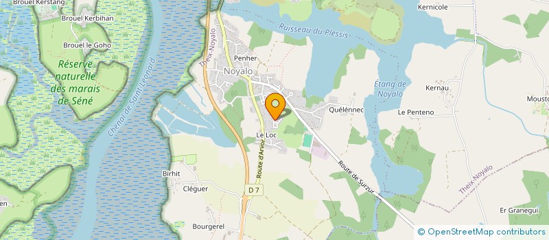 localisation de l'entreprise ATO  THEIX-NOYALO