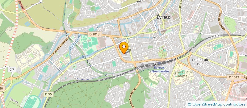 localisation de l'entreprise ATO IMMO 14  EVREUX