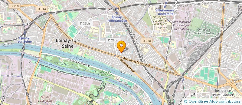 localisation de l'entreprise ATO SAPHIRO à EPINAY-SUR-SEINE