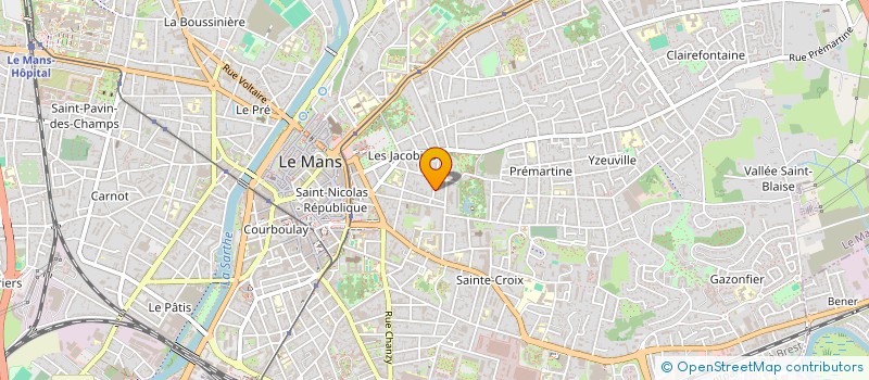 localisation de l'entreprise ATO SPORT  LE MANS