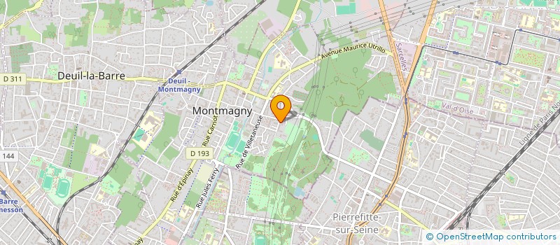 localisation de l'entreprise ATOATOF ASSOCIATION DES TOGOLAIS ET AMIS DU TOGO EN FRANCE  MONTMAGNY