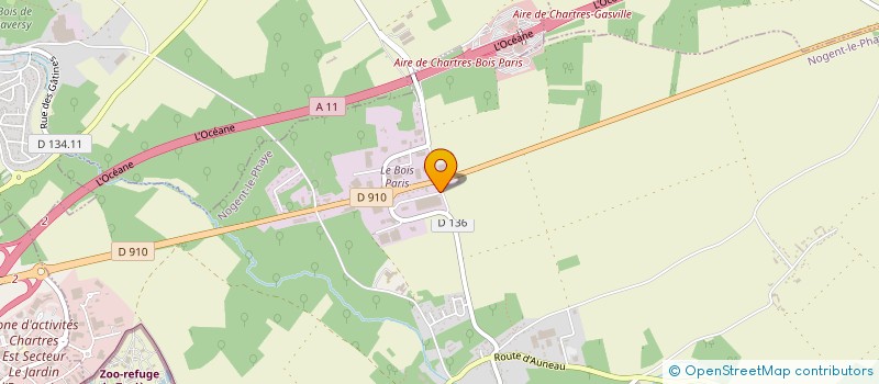 localisation de l'entreprise ATOCOM à NOGENT-LE-PHAYE