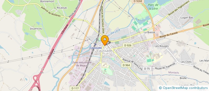 localisation de l'entreprise ATOF PUB  MONTAUBAN