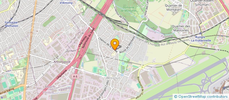 localisation de l'entreprise ATOHM à WISSOUS