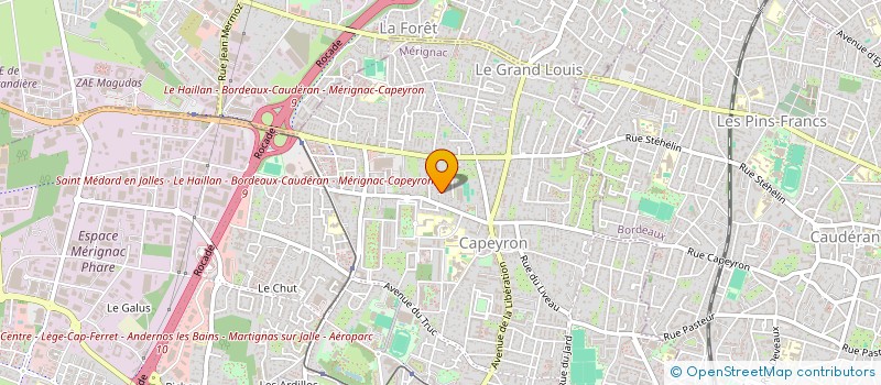 localisation de l'entreprise ATOL à MERIGNAC