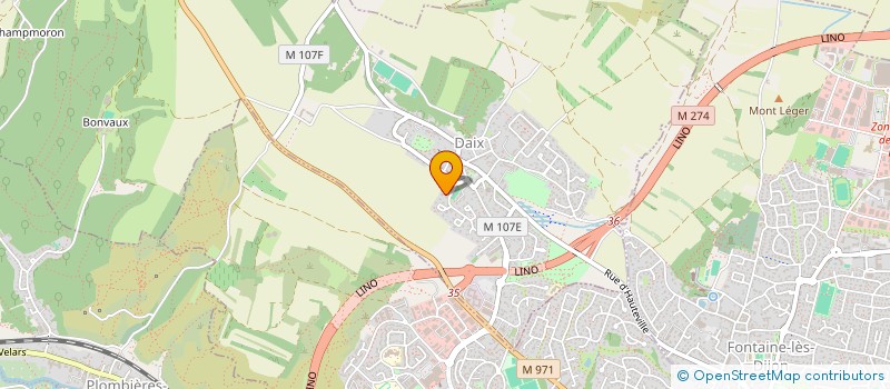 localisation de l'entreprise ATOL  DAIX