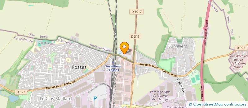 localisation de l'entreprise ATOL AUDITION LCS  LA CHAPELLE-EN-SERVAL