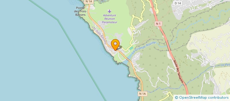 localisation de l'entreprise ATOL AUDITION TROIS BASSINS  LES TROIS-BASSINS