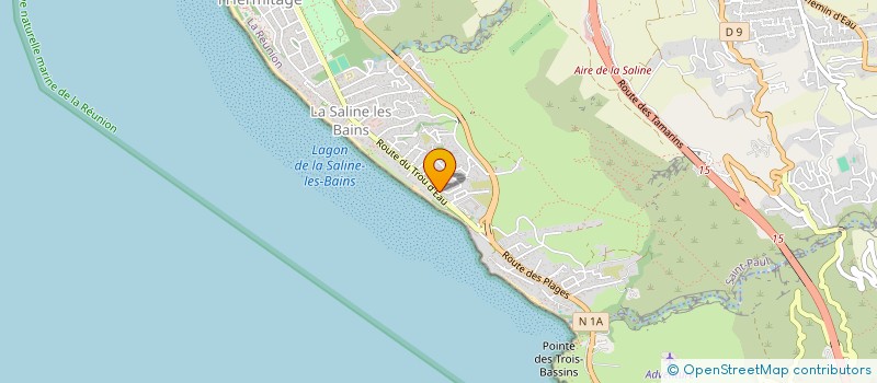 localisation de l'entreprise ATOL TROIS BASSINS  LES TROIS BASSINS