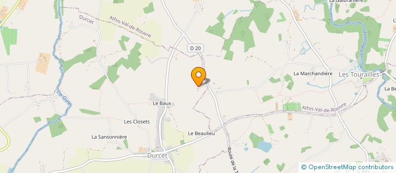 localisation de l'entreprise ATOLE à DURCET