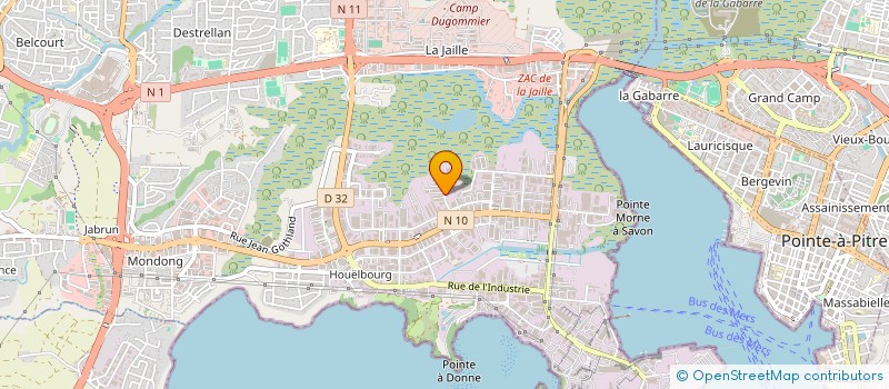 localisation de l'entreprise ATOLL  BAIE-MAHAULT