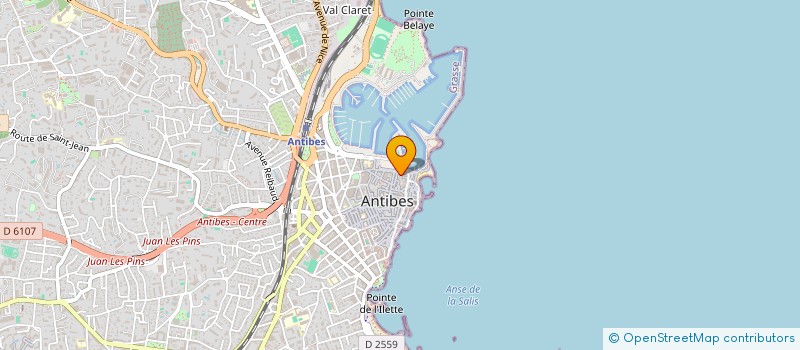 localisation de l'entreprise ATOLL à ANTIBES