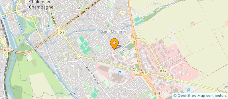 localisation de l'entreprise ATOLL  SAINT-MEMMIE