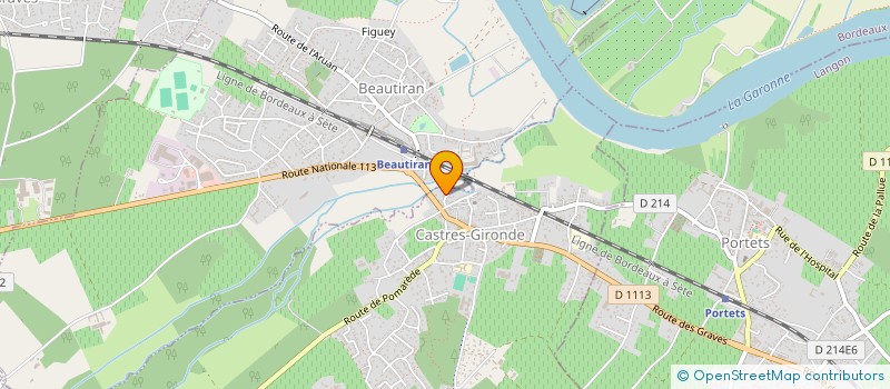 localisation de l'entreprise ATOLL NETTOYAGE à CASTRES-GIRONDE